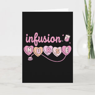 Tarjeta Enfermera de Infusión de Quimioterapia Día de San