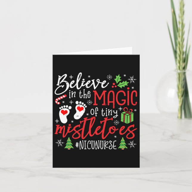 Tarjeta Enfermera de Nicu Cree en la Magia del diminuto Mu (Anverso)