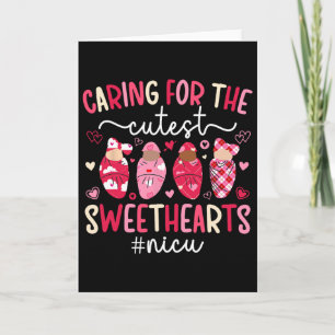 Tarjeta Enfermera de Nicu San Valentín Nicu Enfermería Día