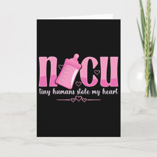 Tarjeta Enfermera de Nicu San Valentín Pequeños Humanos Me