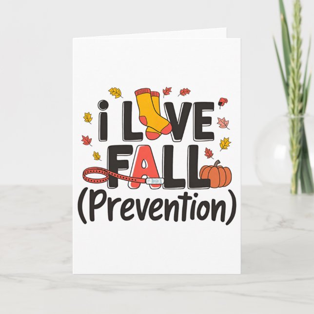 Tarjeta Enfermera de Prevención de Caídas Retro Día de Acc (Anverso)