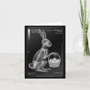 Tarjeta Enfermera de Radiología Radiólogo Conejo de Pascua