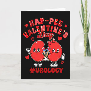 Tarjeta Enfermera de Urología de San Valentín Feliz día de