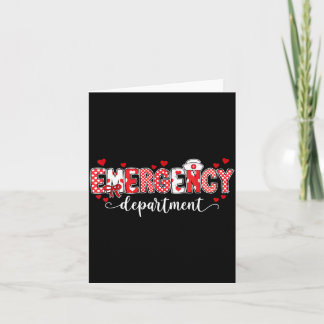 Tarjeta Enfermera del Departamento de Emergencias San Vale