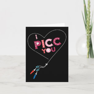 Tarjeta Enfermera del Día de San Valentín Picc Tú Frotis d