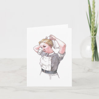 Tarjeta - enfermera del hospital de Middlesex que