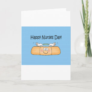 Tarjeta Enfermera feliz día de la enfermería travesía capr