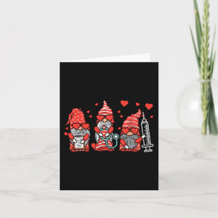 Tarjeta Enfermera Gnome Scrub San Valentín Rn Uci Er Día d