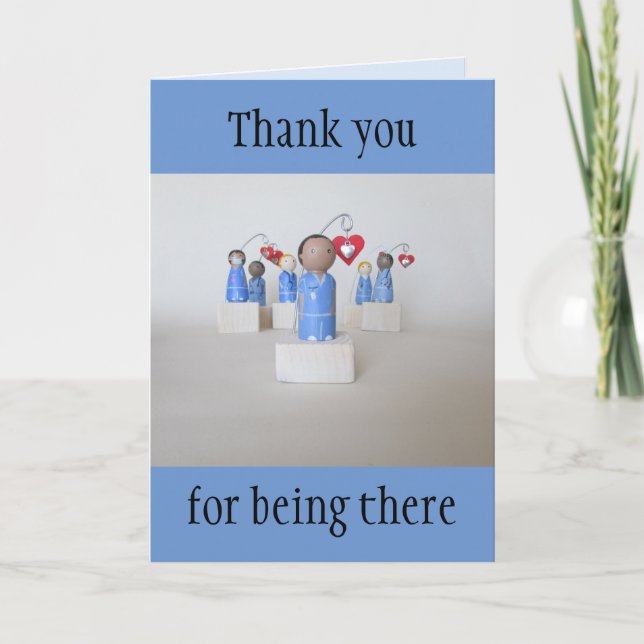 Tarjeta Enfermera Gracias (Anverso)