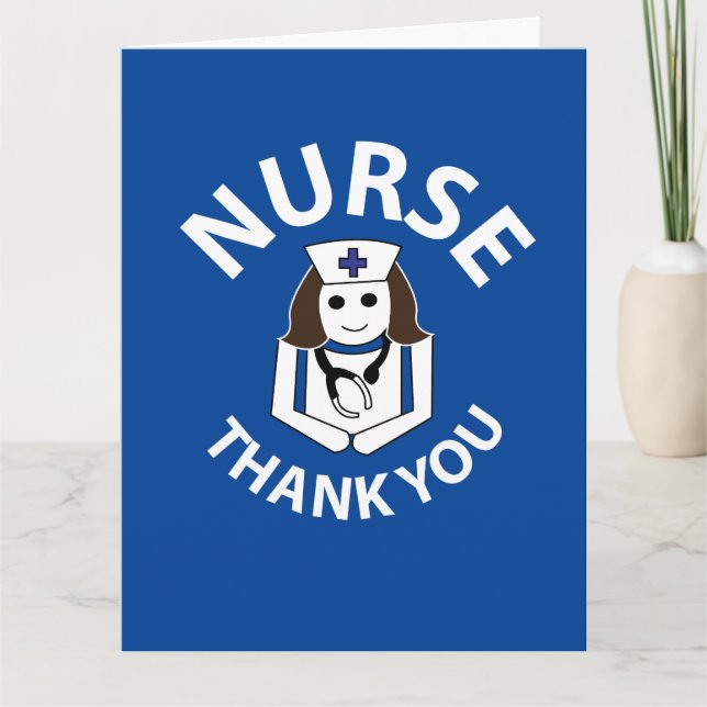 Tarjeta Enfermera Gracias Enfermera (Anverso)