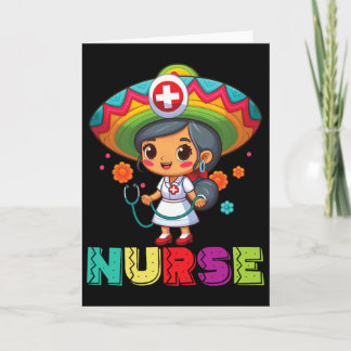 Tarjeta Enfermera Mexicana Cinco De Mayo Enfermera Mujeres