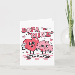 Tarjeta Enfermera Neuro Día de San Valentín Cerebro Enferm