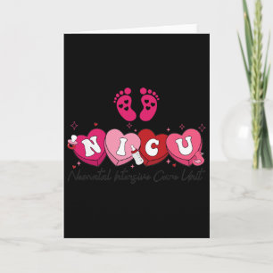 Tarjeta Enfermera Nicu Corazón De Caramelo De San Valentín