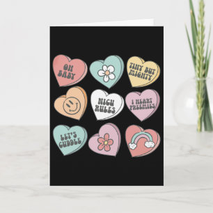 Tarjeta Enfermera Nicu Día de San Valentín Corazón Caramel
