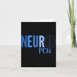 Tarjeta Enfermera Pcu Neuro Anatomía Cerebro Cuidado Progr