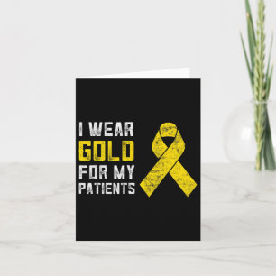 Tarjeta Enfermera pediátrica de oncología regalo de cáncer