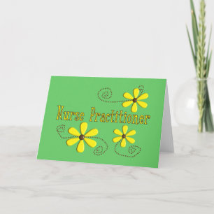 Tarjeta Enfermera Profesional Regalos Daisies Diseño