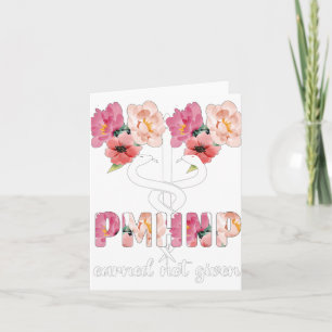 Tarjeta Enfermera psiquiátrica de salud mental