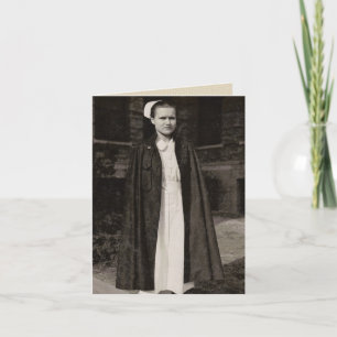 Tarjeta Enfermera retro de los años 1930