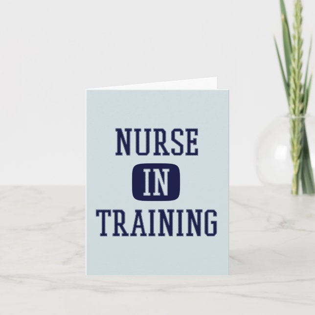 Tarjeta Enfermeras En Formación En La Escuela De Enfermerí (Anverso)