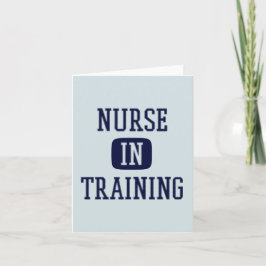 Tarjeta Enfermeras En Formación En La Escuela De Enfermerí