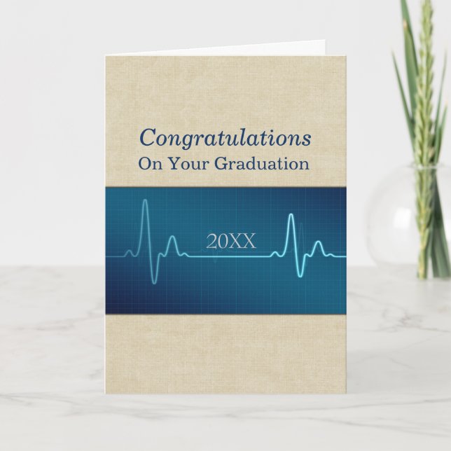 Tarjeta Enfermeras Médicas o Médicos Graduados Felicitacio (Anverso)