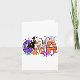Tarjeta Enfermería certificada Istant Cna Nurse Life Hallo