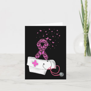 Tarjeta Enfermería Conciencia sobre el cáncer de mama Cint