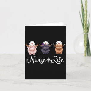 Tarjeta Enfermería de amante de animales de granja de anim