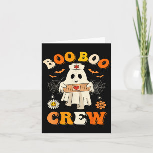 Tarjeta Enfermería de enfermería fantasma de Boo Boo Crew