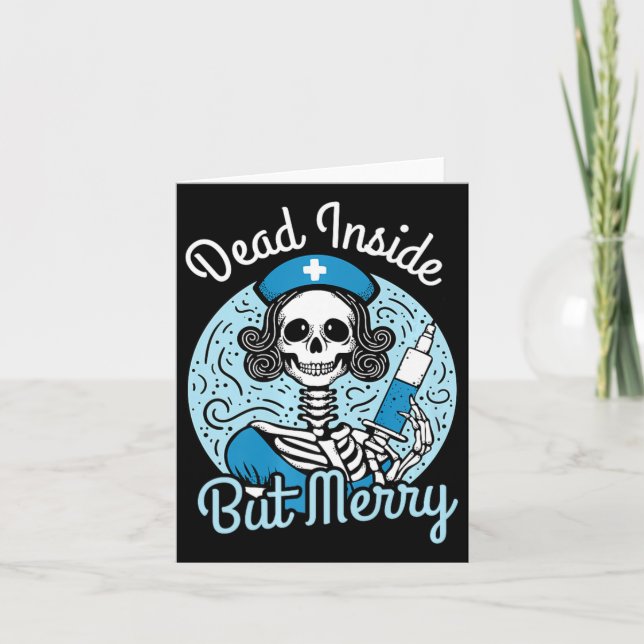 Tarjeta Enfermería de Navidad Trabajadores de la salud Nav (Anverso)