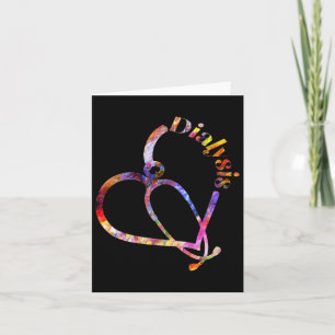 Tarjeta Enfermería Nefrología Diálisis Enfermedad renal En