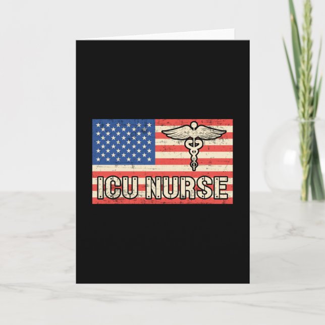 Tarjeta Enfermero de enfermería de la UCI Medicina de emer (Anverso)