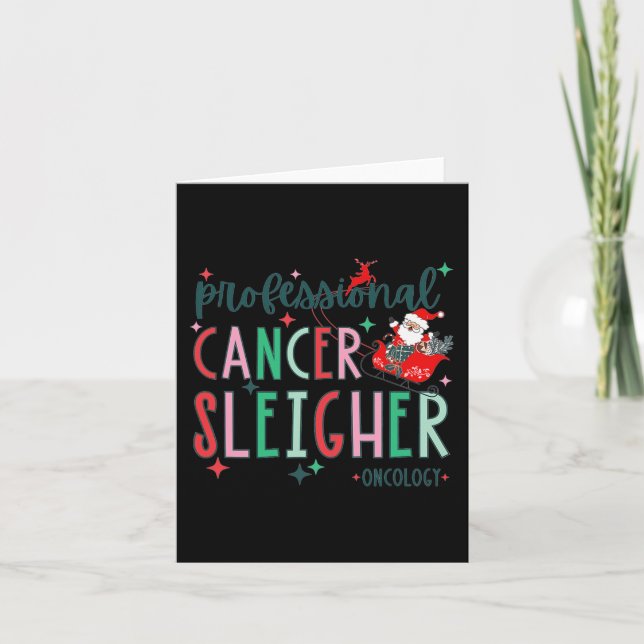 Tarjeta Enfermero profesional de oncología para enfermería (Anverso)