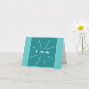 Tarjeta Enfócate En