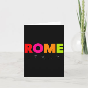 Tarjeta Enfriador Hombres Mujeres Niños Colorido Roma Ital