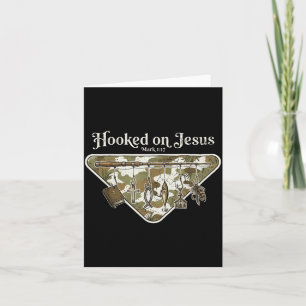 Tarjeta Enganchado a la pesca cristiana de Jesús