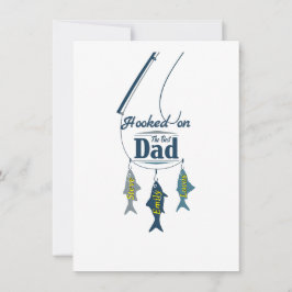 Tarjeta Enganchado al Mejor Papá | Padre Pescador Personal