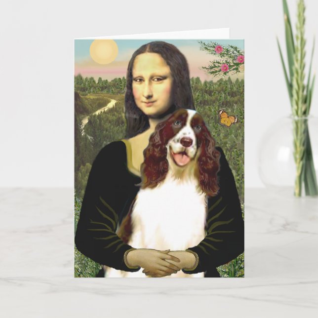 Tarjeta English Springer (Liv2) - Mona Lisa (Anverso)