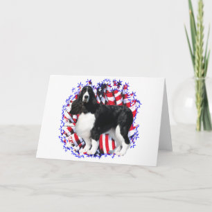 Tarjeta English Springer Spaniel Patriot