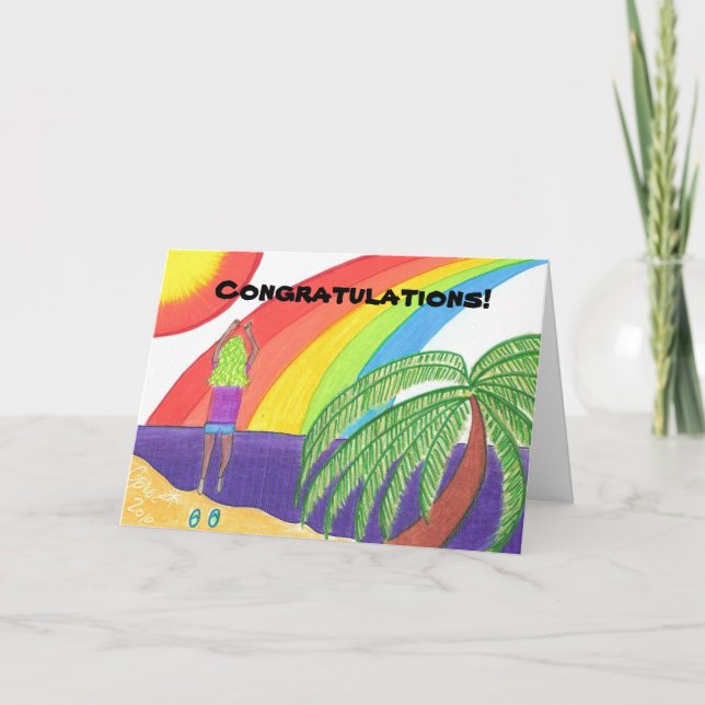 Tarjeta ¡Enhorabuena! (Anverso)