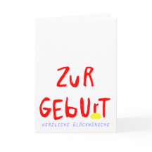 Enhorabuena al nacimiento con erizo