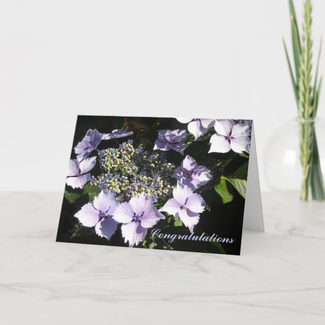 Tarjeta Enhorabuena - boda/aniversario (Anverso)