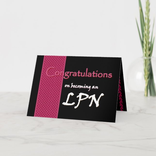 Tarjeta Enhorabuena CONOCIDA DE ENCARGO - LPN (Anverso)