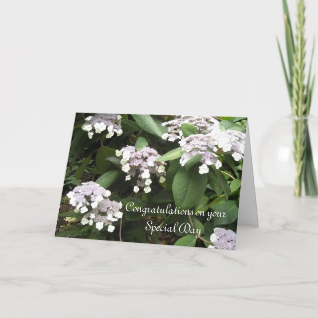 Tarjeta Enhorabuena de la boda (Anverso)