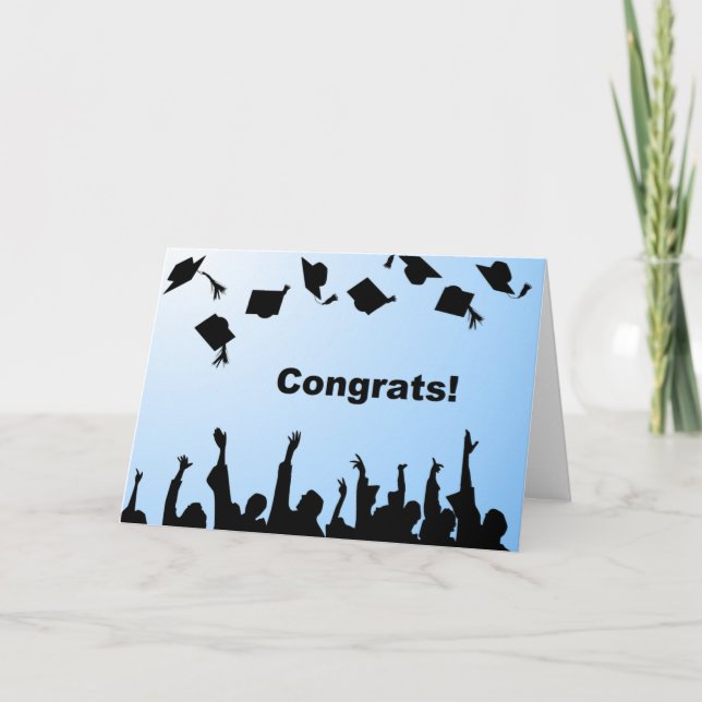 Tarjeta Enhorabuena de la graduación (Anverso)