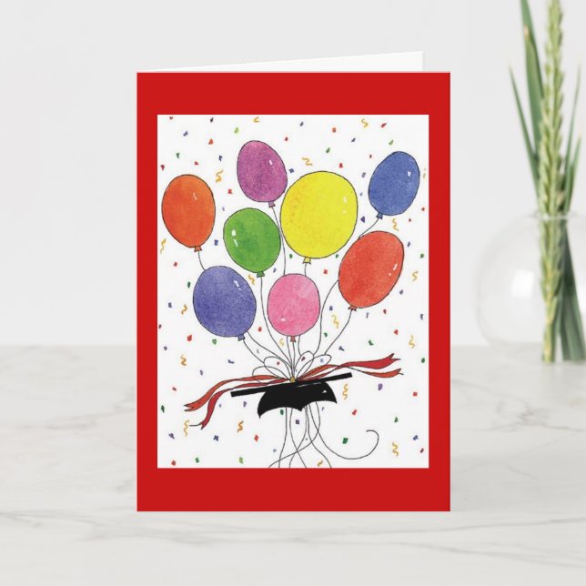 Tarjeta Enhorabuena de la graduación (Anverso)