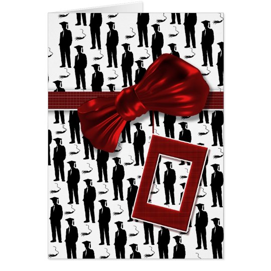 Tarjeta Enhorabuena de la graduación para los hombres
