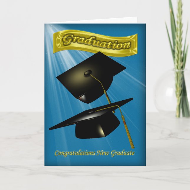 Tarjeta enhorabuena en la graduación que usted graduó (Anverso)