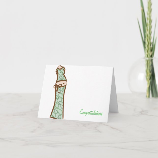 Tarjeta Enhorabuena en su embarazo (Anverso)